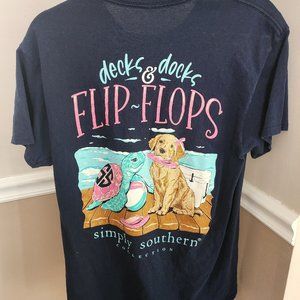 Simply Southern dog and turtle shirt